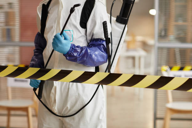 Professional Biohazard Cleanup technician working in Kenedy, TX